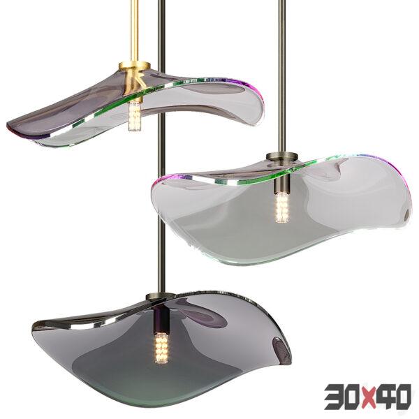 现代玻璃吊灯3d模型下载-30x40 Mood