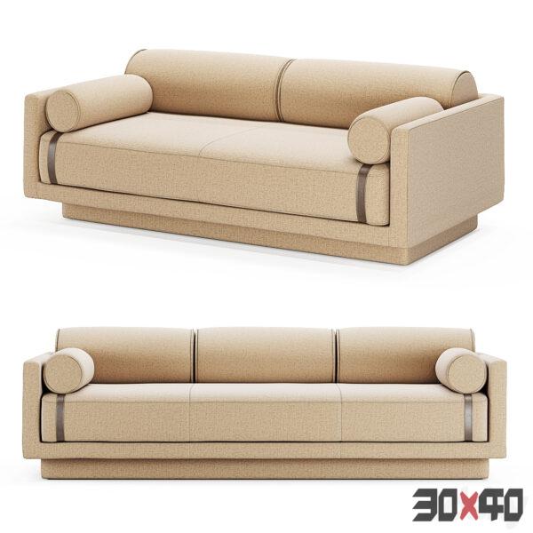  Duvivier Canapes 双人沙发3d模型下载-30x40 Mood