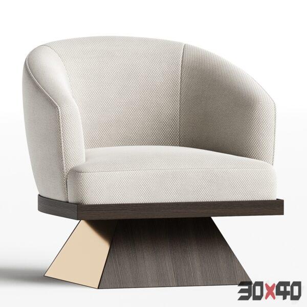 现代休闲椅3d模型下载-30x40 Mood