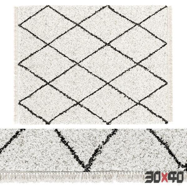 现代地毯3d模型下载-30x40 Mood