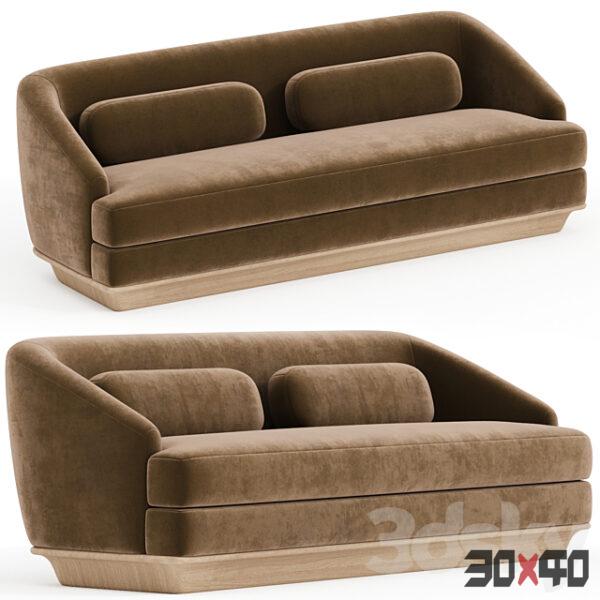 NICO 现代双人沙发3d模型下载-30x40 Mood