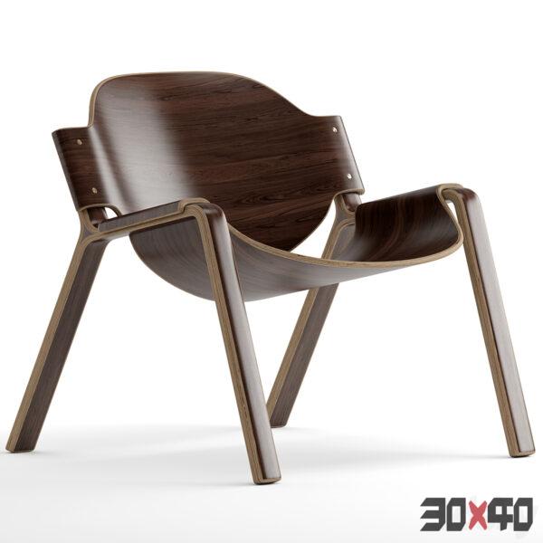  北欧休闲椅3d模型下载-30x40 Mood