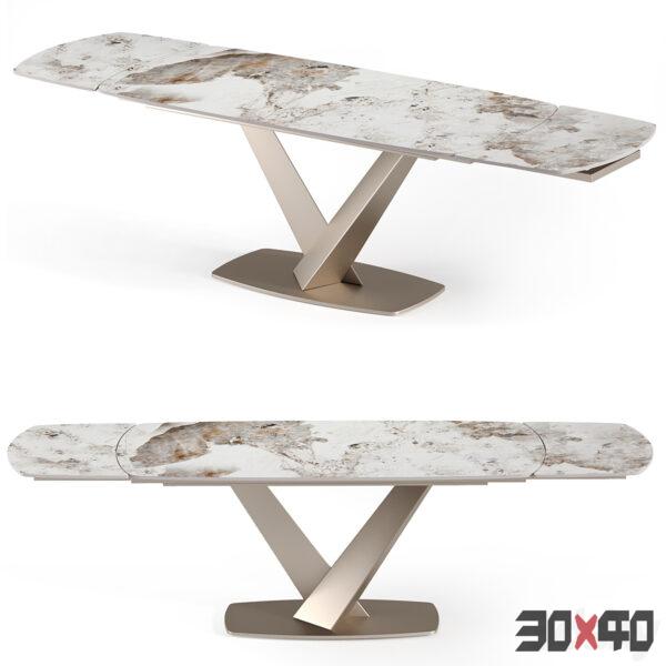 现代餐桌3d模型下载-30x40 Mood