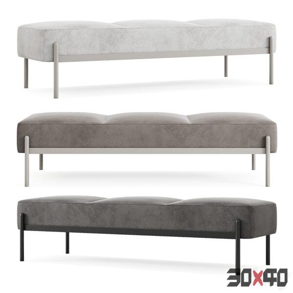 现代沙发凳3d模型下载-30x40 Mood