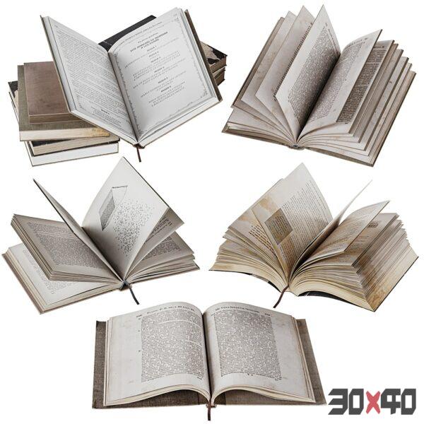 现代书籍书刊3d模型下载-30x40 Mood