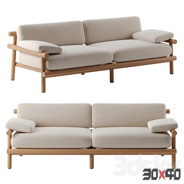 B&B Italia现代双人沙发3d模型下载-30x40 Mood