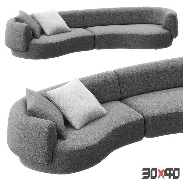 现代多人沙发3d模型下载-30x40 Mood