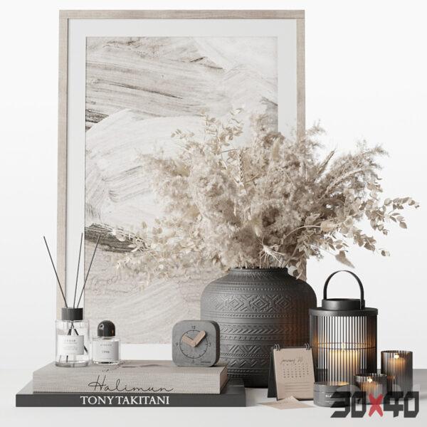 现代饰品摆件3d模型下载-30x40 Mood