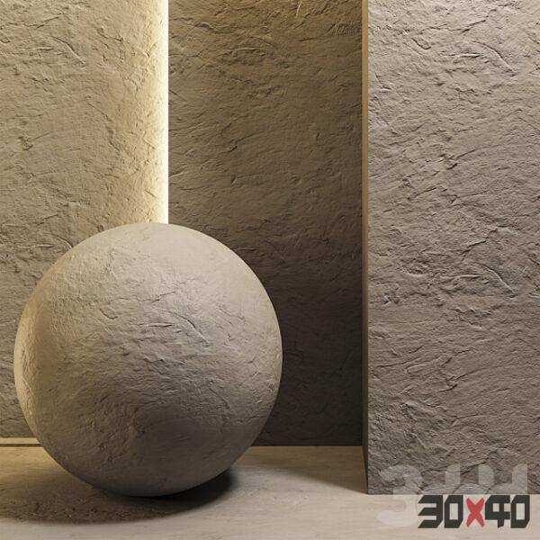 现代微水泥涂料墙面3d模型下载-30x40 Mood