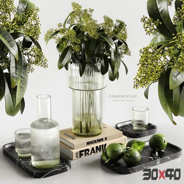 现代饰品摆件3d模型下载-30x40 Mood