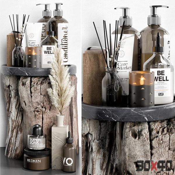 现代洗浴用品3d模型下载-30x40 Mood