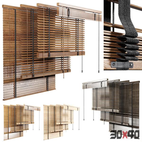 现代百叶帘3d模型下载-30x40 Mood