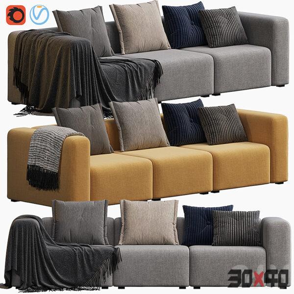现代多人沙发3d模型下载 -30x40 Mood
