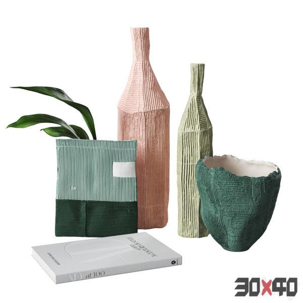 现代陶罐花瓶3d模型下载-30x40 Mood