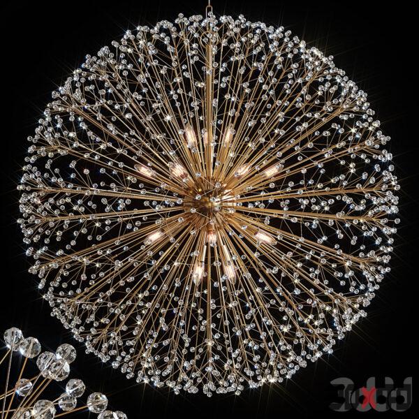 现代吊灯3d模型下载-30x40 Mood