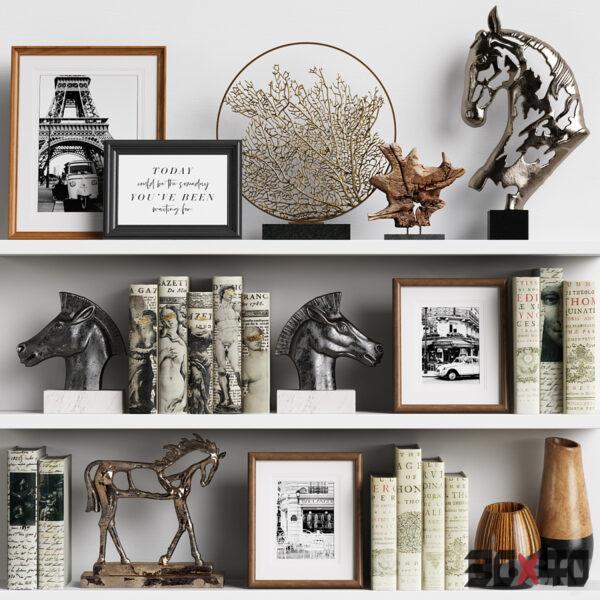 现代饰品摆件3d模型下载-30x40 Mood