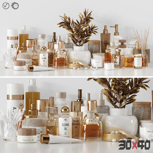 现代洗浴用品3d模型下载-30x40 Mood