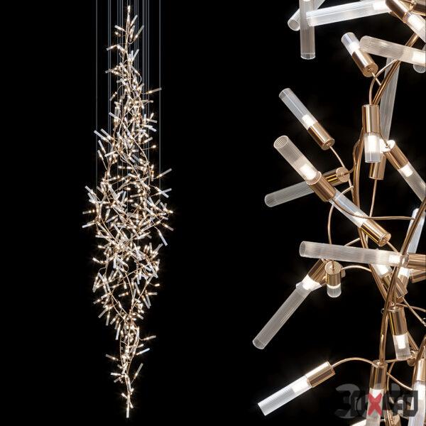 现代吊灯3d模型下载-30x40 Mood