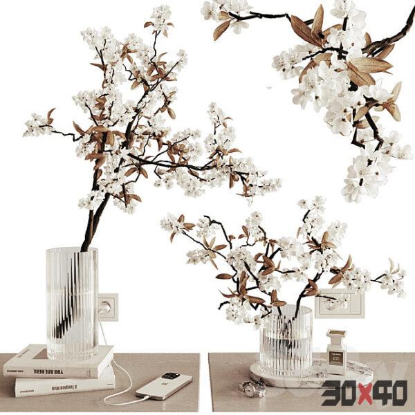 现代花艺花瓶3d模型下载-30x40 Mood