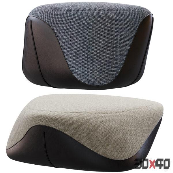 Bonaldo沙发凳3d模型下载-30x40 Mood