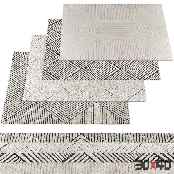 地毯3d模型下载-30x40 Mood