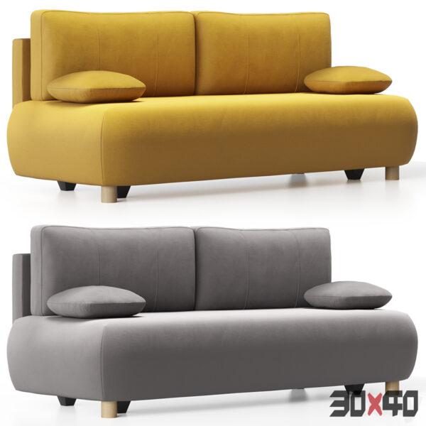 现代布艺沙发3d模型下载 -30x40 Mood