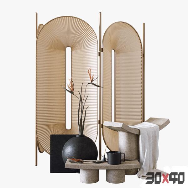 现代饰品摆件3d模型下载-30x40 Mood