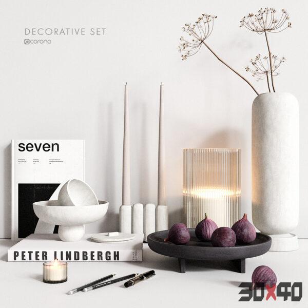 现代饰品摆件3d模型下载-30x40 Mood