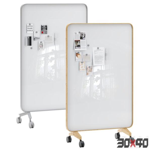 移动书写板3d模型下载-30x40 Mood