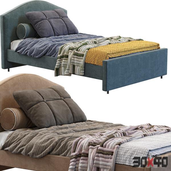 单人床3d模型下载-30x40 Mood
