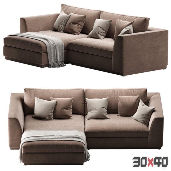 转角沙发3d模型下载-30x40 Mood