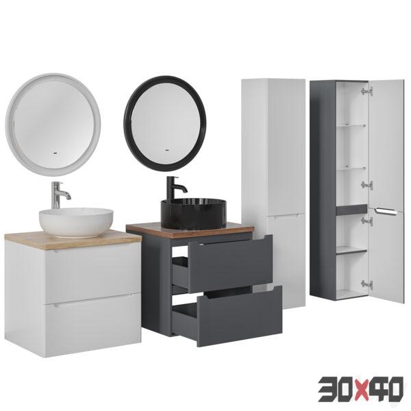 洗手台3d模型下载 -30x40 Mood