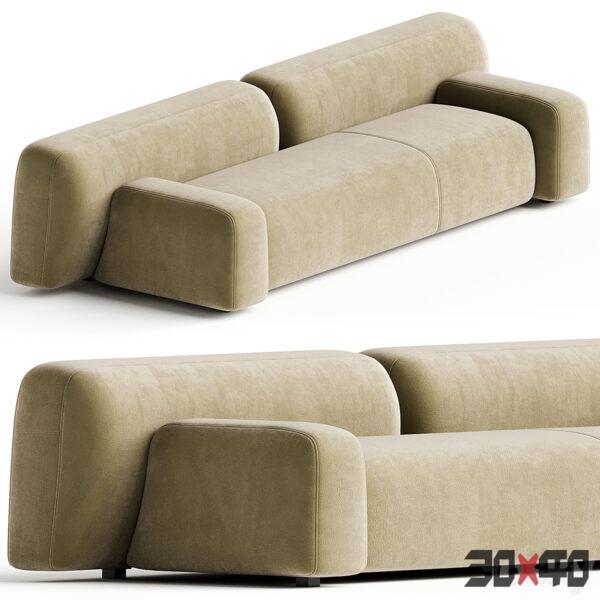双人沙发3d模型下载 -30x40 Mood