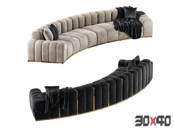 多人沙发3d模型下载-30x40 Mood