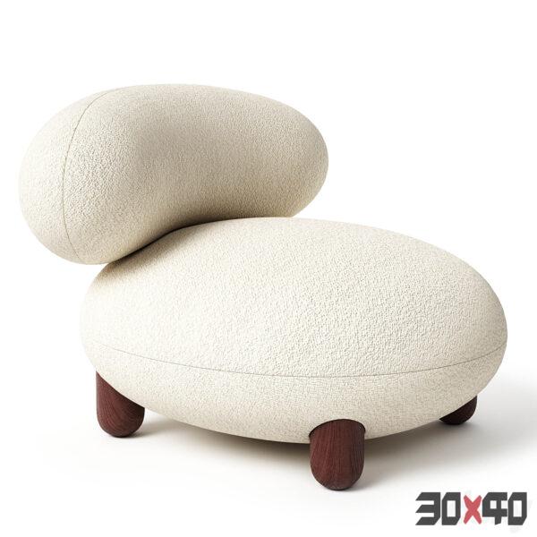 休闲椅3d模型下载 -30x40 Mood