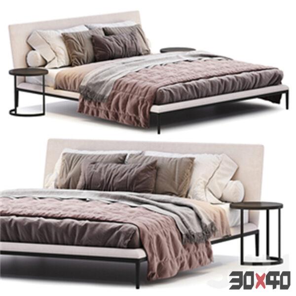 双人床3d模型下载-30x40 Mood