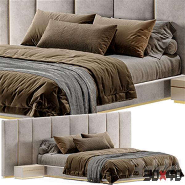 双人床3d模型下载-30x40 Mood