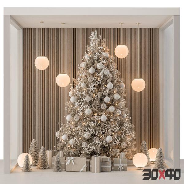 圣诞树3d模型下载 -30x40 Mood