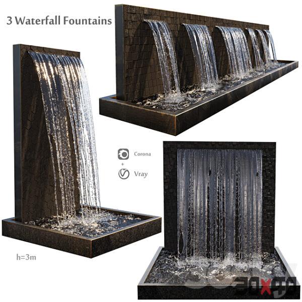 庭院水景3d模型下载-30x40 Mood