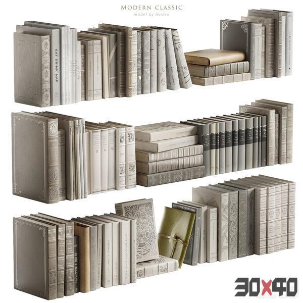 书籍3d模型下载-30x40 Mood