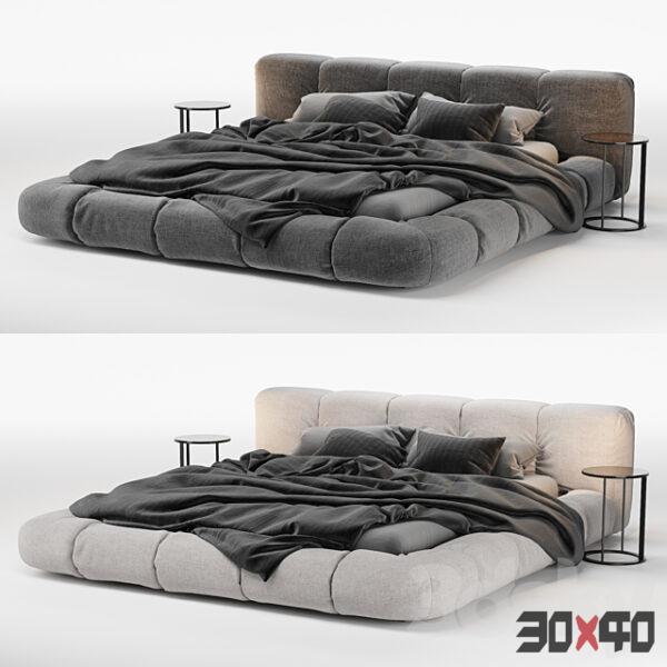 双人床3d模型下载-30x40 Mood