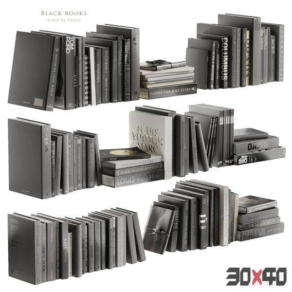 书籍3d模型下载-30x40 Mood