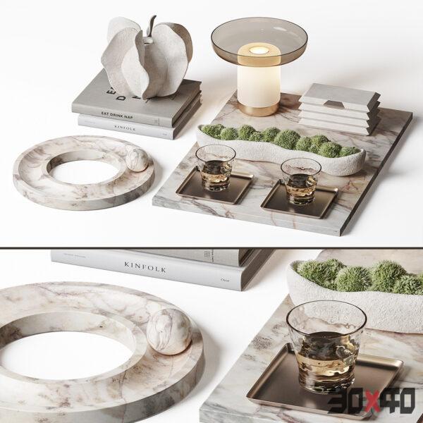 饰品摆件组合3d模型下载-30x40 Mood