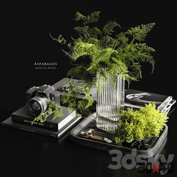 饰品摆件组合3d模型下载-30x40 Mood