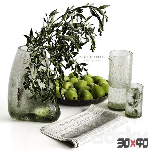 饰品摆件组合3d模型下载-30x40 Mood