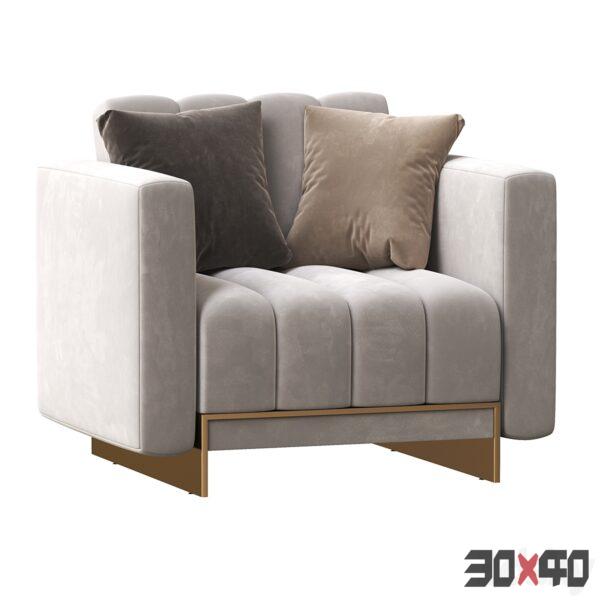 单人沙发3d模型下载-30x40 Mood