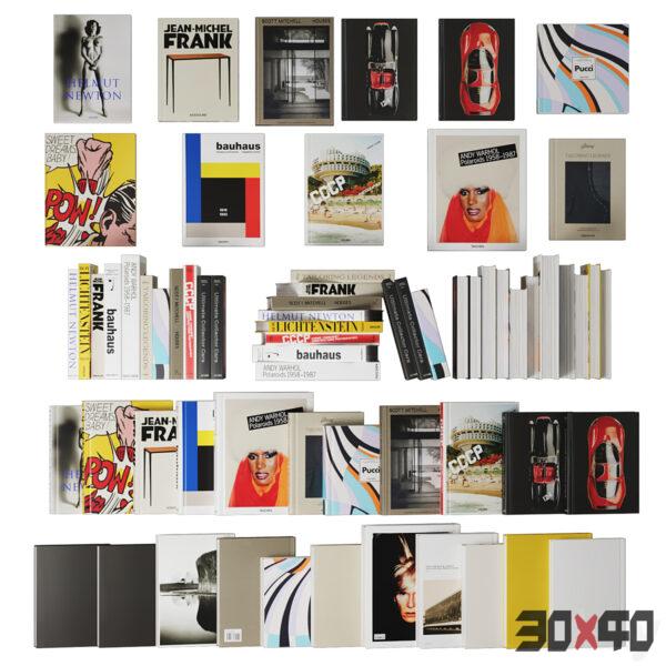 书籍3d模型下载-30x40 Mood