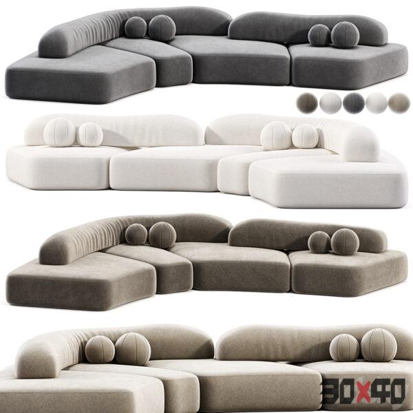 多人沙发3d模型下载-30x40 Mood