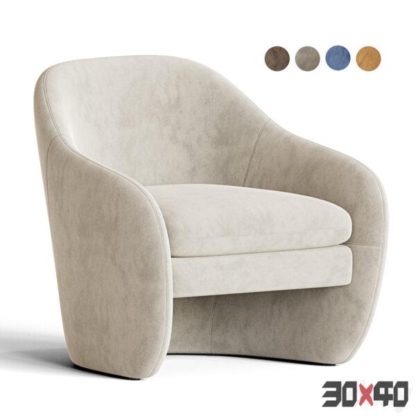 单人沙发3d模型下载-30x40 Mood