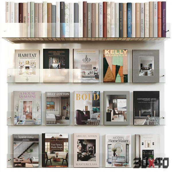 Books set-30x40 Mood